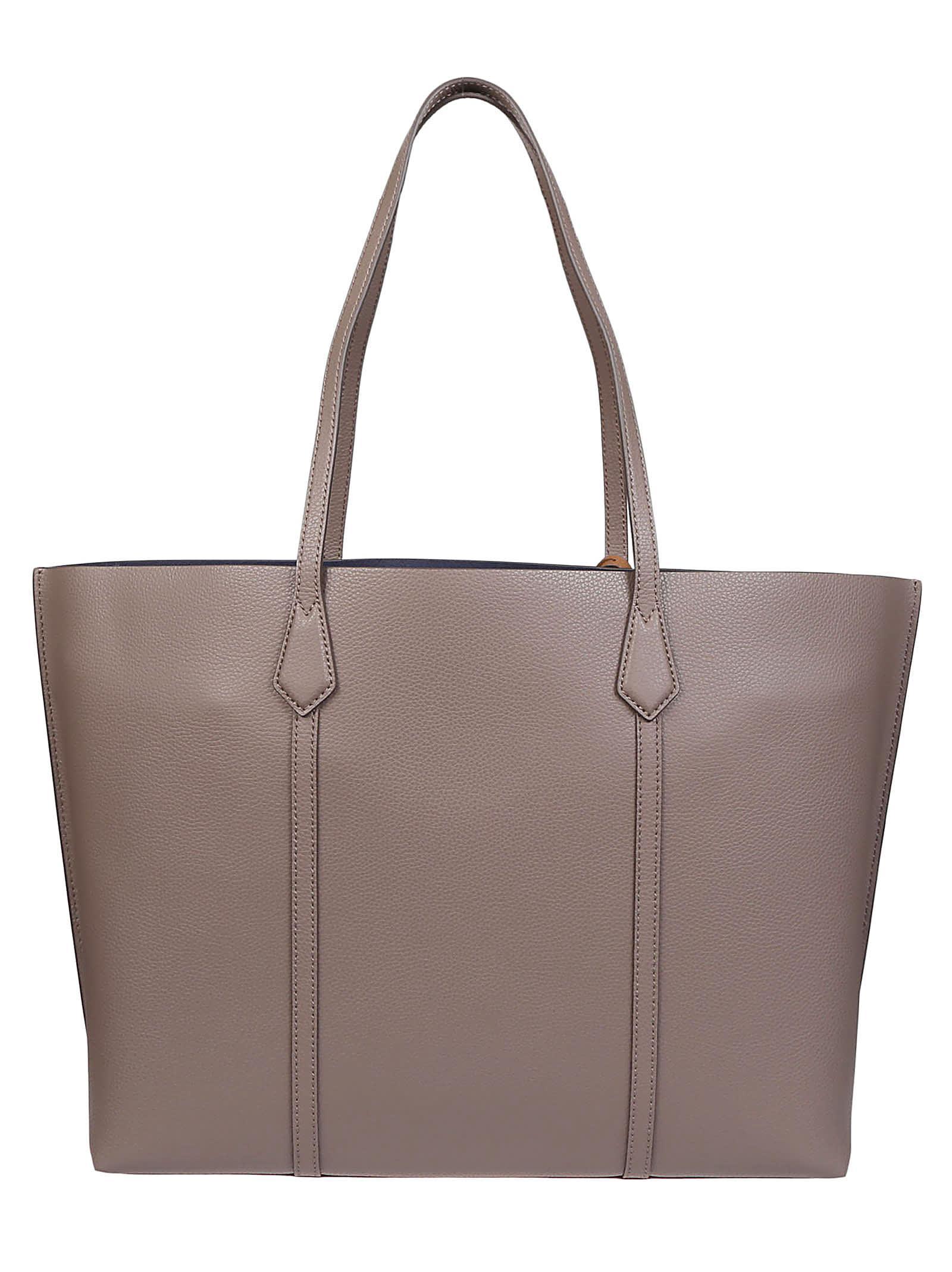 TORY BURCH Perry Triple Compartment Tote In Brown Product Image