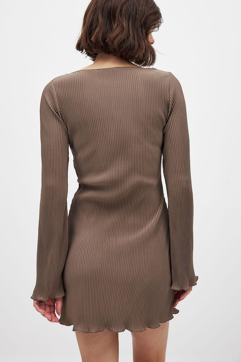 Pleated Mini Dress Product Image