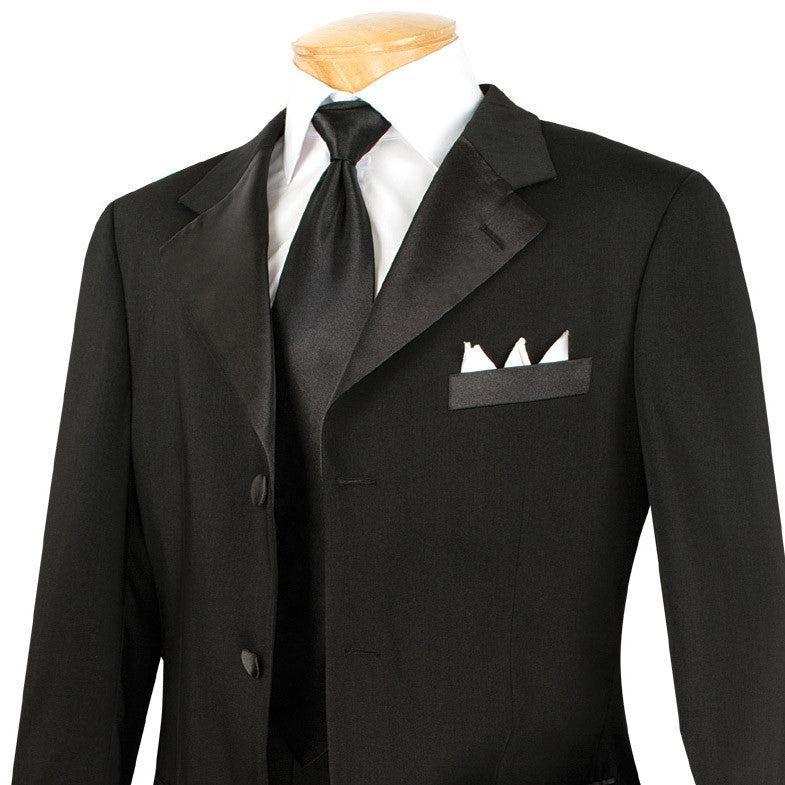 Ramses Collection - Double Breasted Suit 2 Piece Regular Fit in Black Product Image