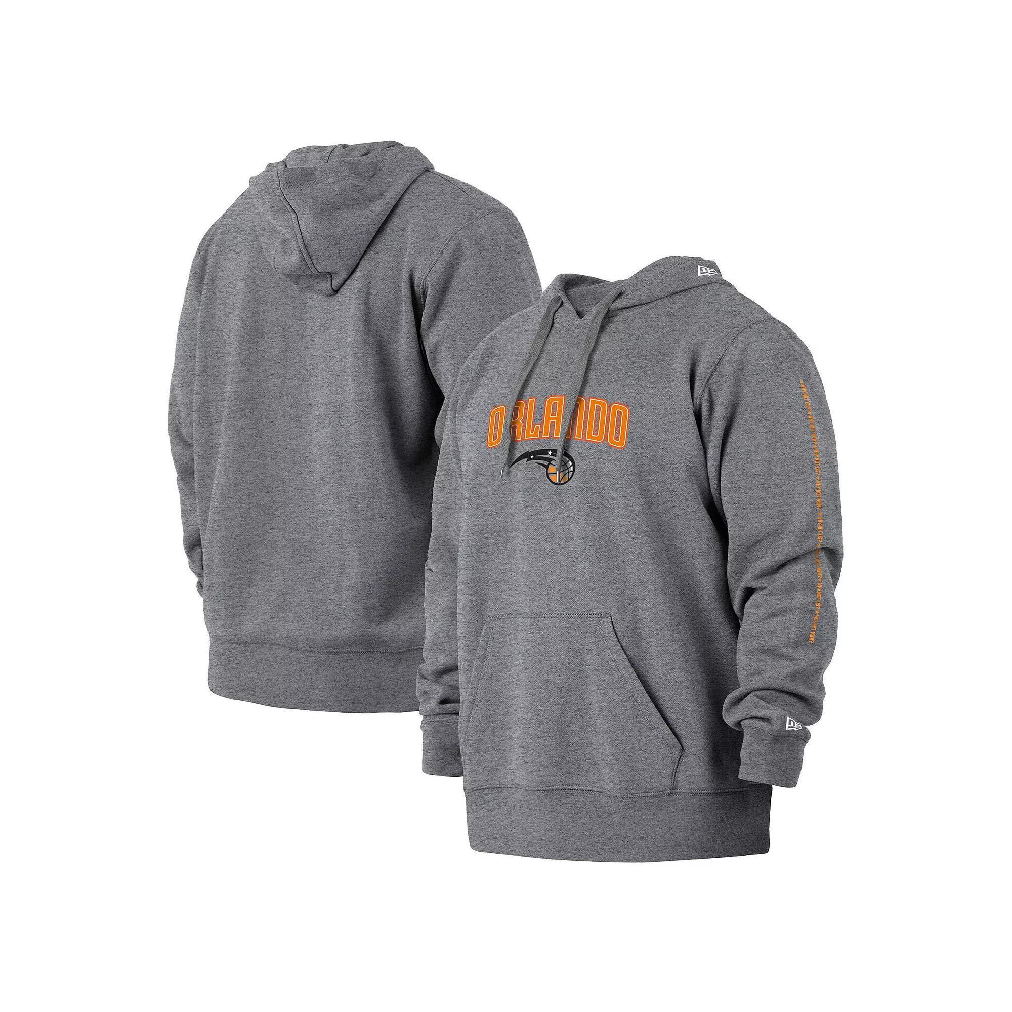 Men's New Era Gray Orlando Magic 2021/22 City Edition Big & Tall Pullover Hoodie, Size: 3XB, Mag Grey Product Image