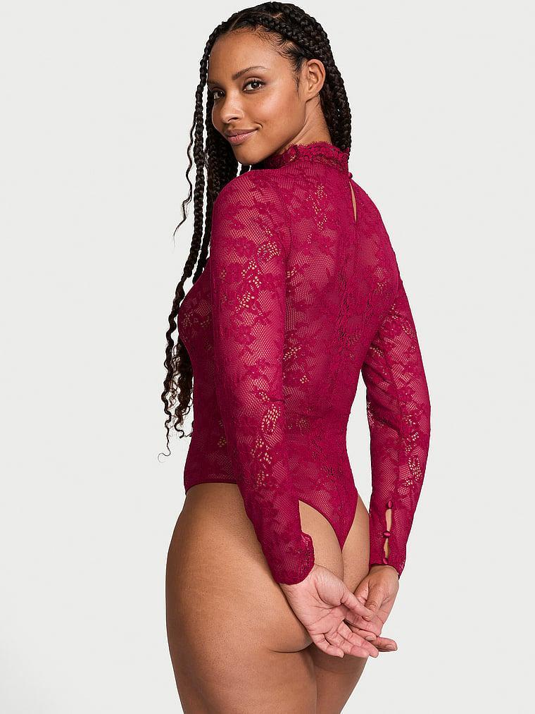 Lace Long-Sleeve Bodysuit Product Image
