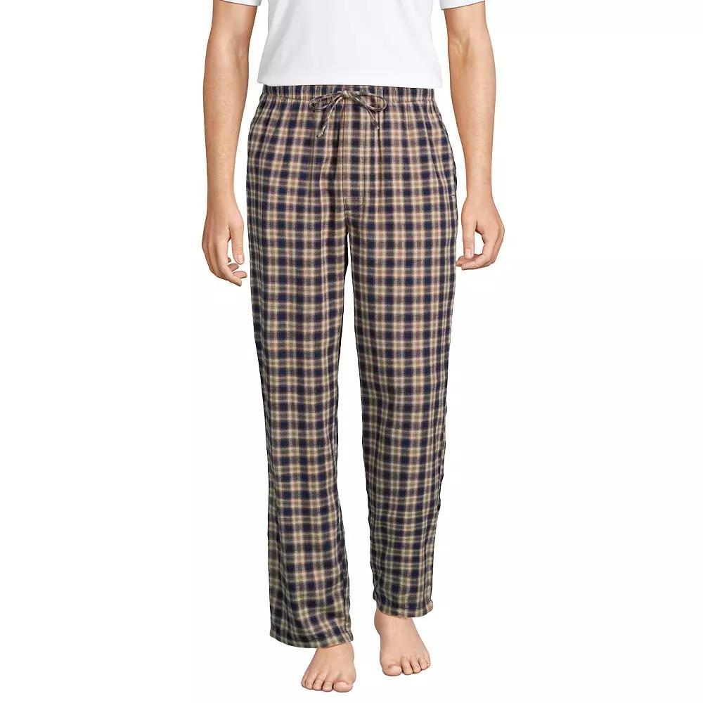 Big & Tall Lands' End Flannel Pajama Pants, Men's,  Product Image
