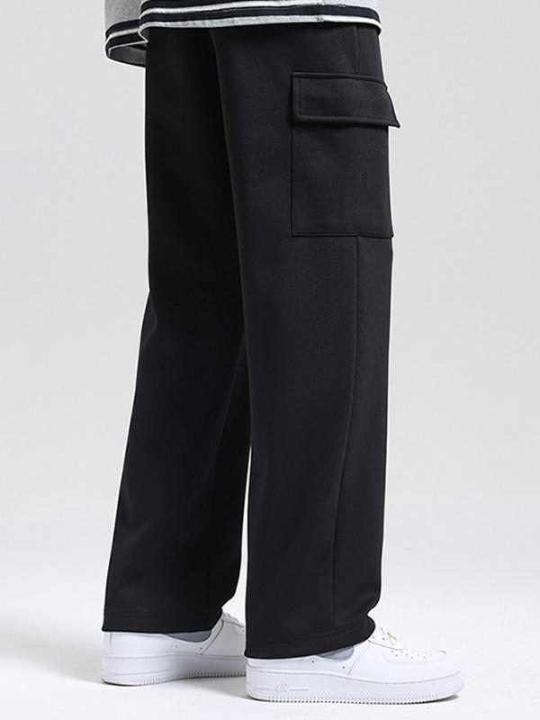 Men's Multi Pocket Drawstring Cargo Pants Product Image