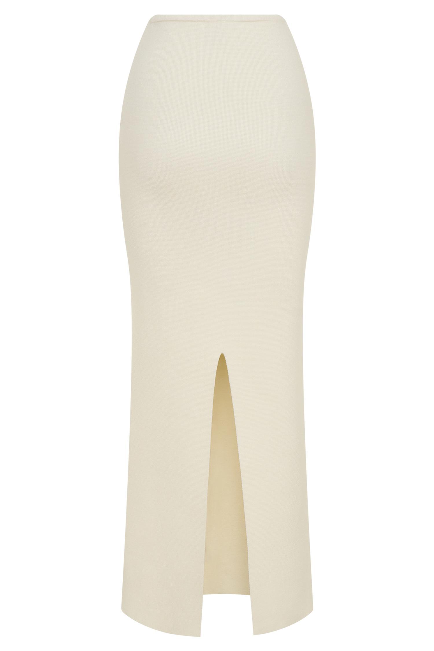 Kyle Knit Maxi Skirt - Ivory Product Image