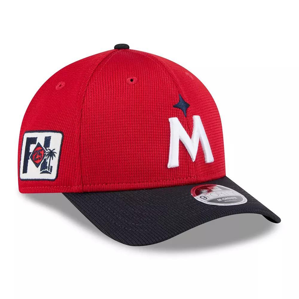 Men's New Era  Red/Navy Minnesota Twins 2025 Spring Training 9FORTY Adjustable Hat Product Image