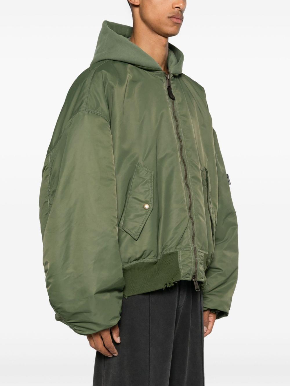 BALENCIAGA Coats In Green Product Image