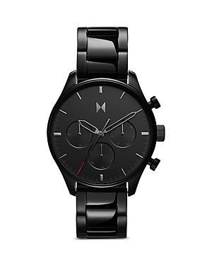 MVMT Mens Airhawk Chronograph Black Stainless Steel Bracelet Watch Product Image