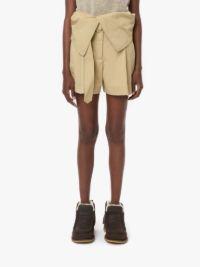 FOLD OVER TRENCH SHORTS in neutrals | JW Anderson US  Product Image