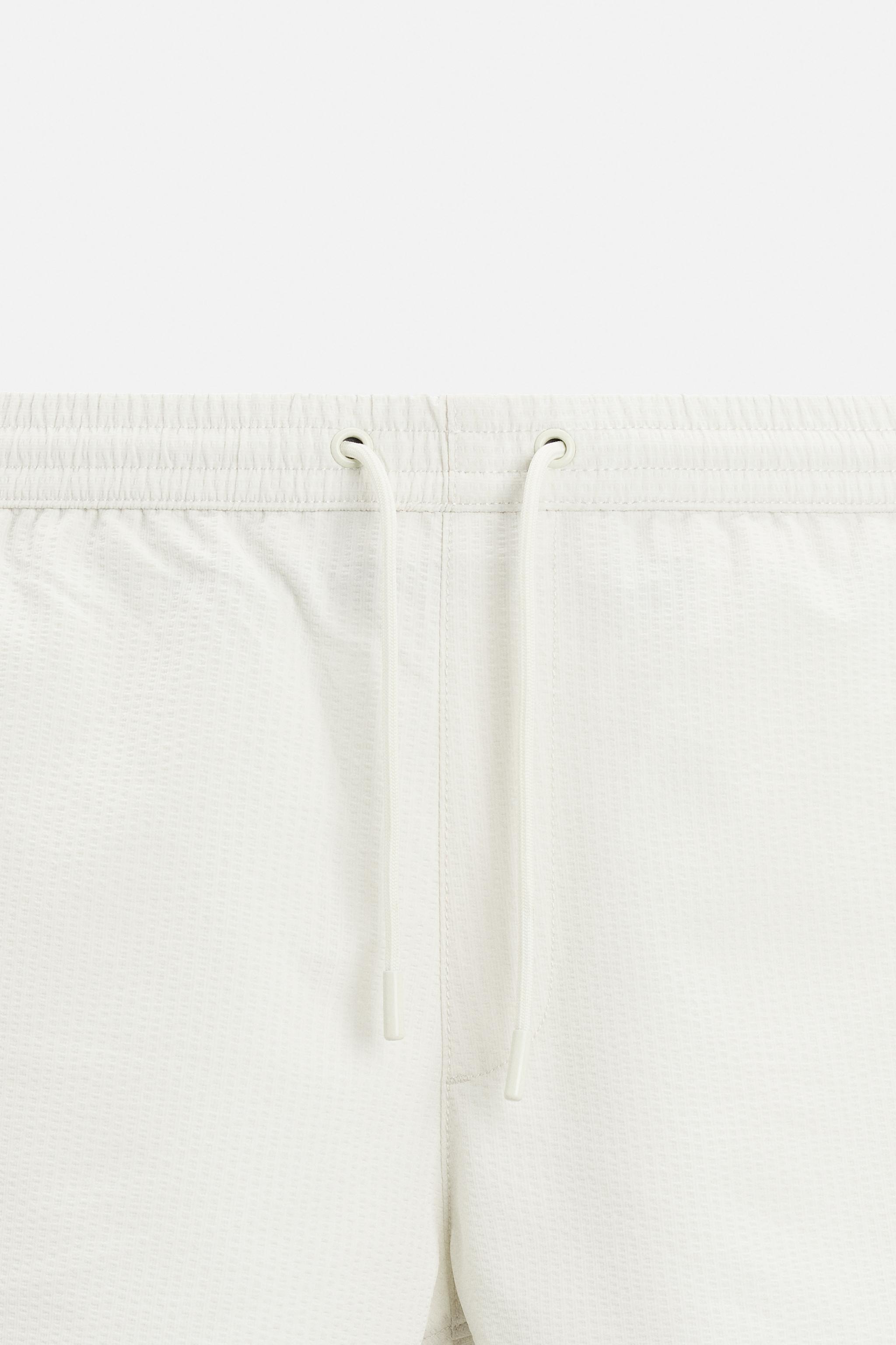 SEERSUCKER REGULAR SWIMMING TRUNKS Product Image