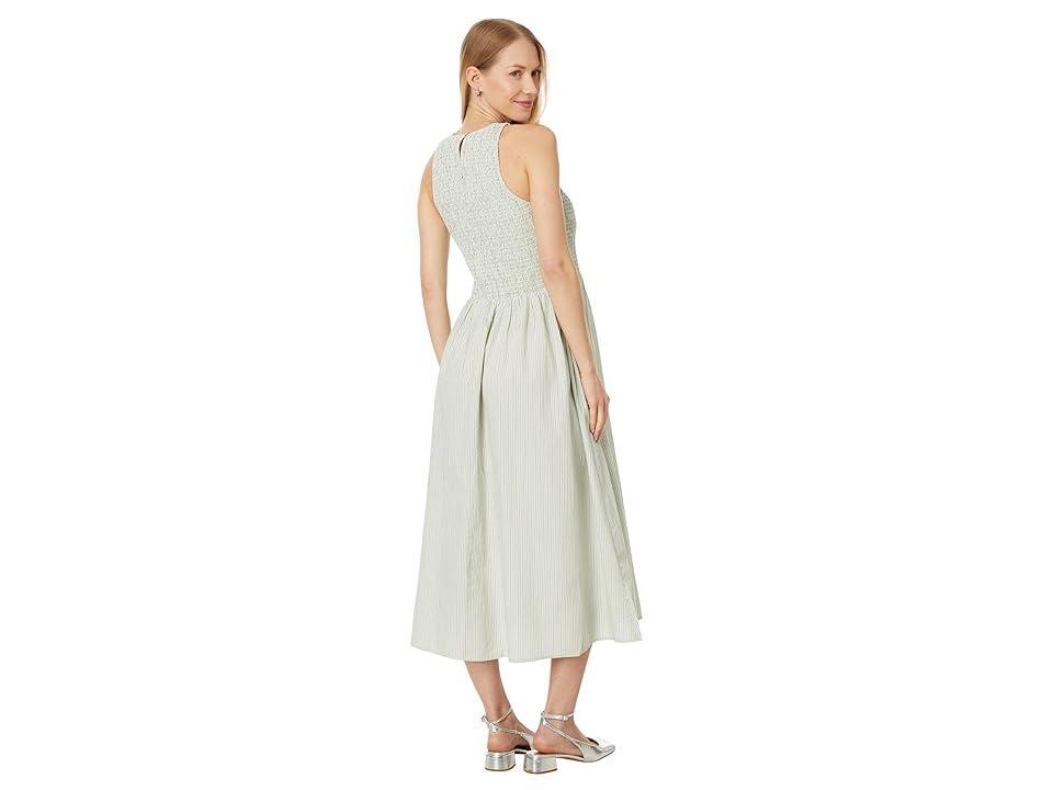 Madewell Selena Dress (Pistachio Stripe) Women's Dress Product Image