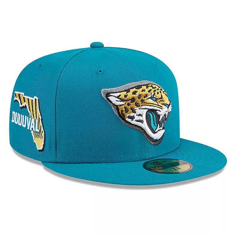 Men's New Era Teal Jacksonville Jaguars 2024 NFL Draft 59FIFTY Fitted Hat,  Product Image