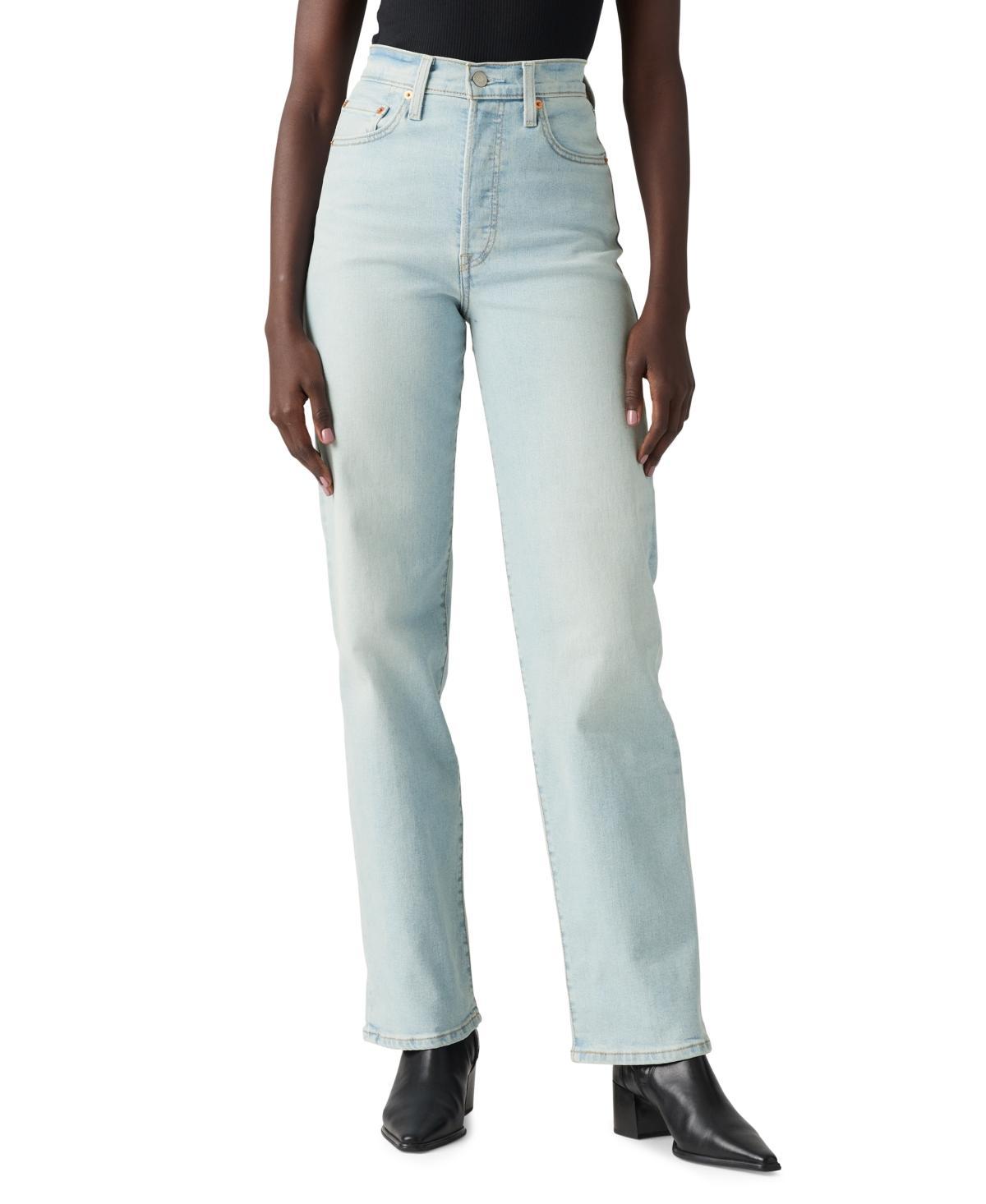 Levis Womens Ultra-High Rise Ribcage Straight Jeans - All Alone 26 Product Image