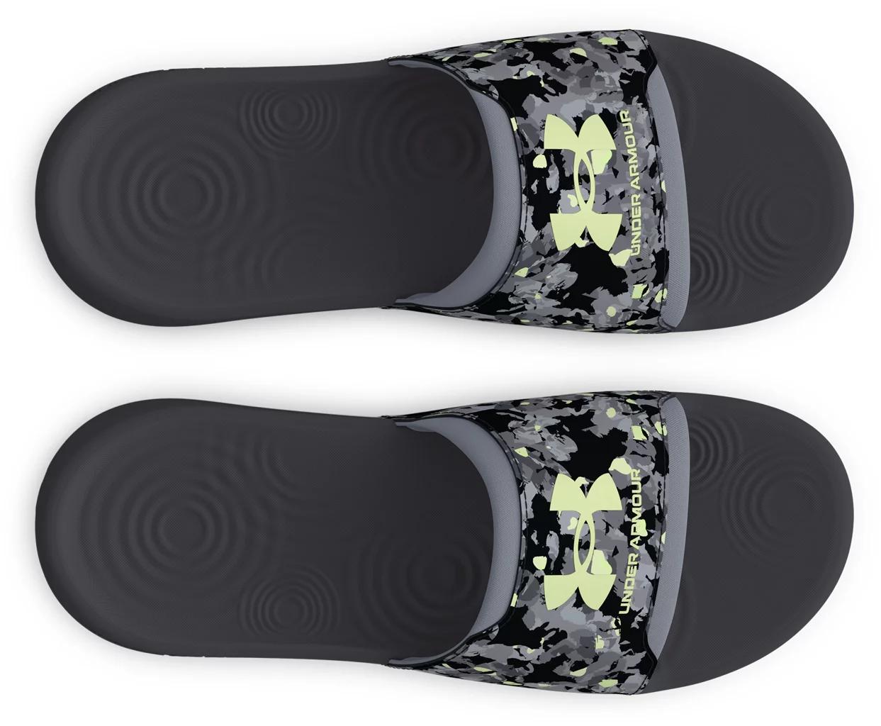 Under Armour Ignite Select Graphic Slides Mens Sandals Grey Product Image