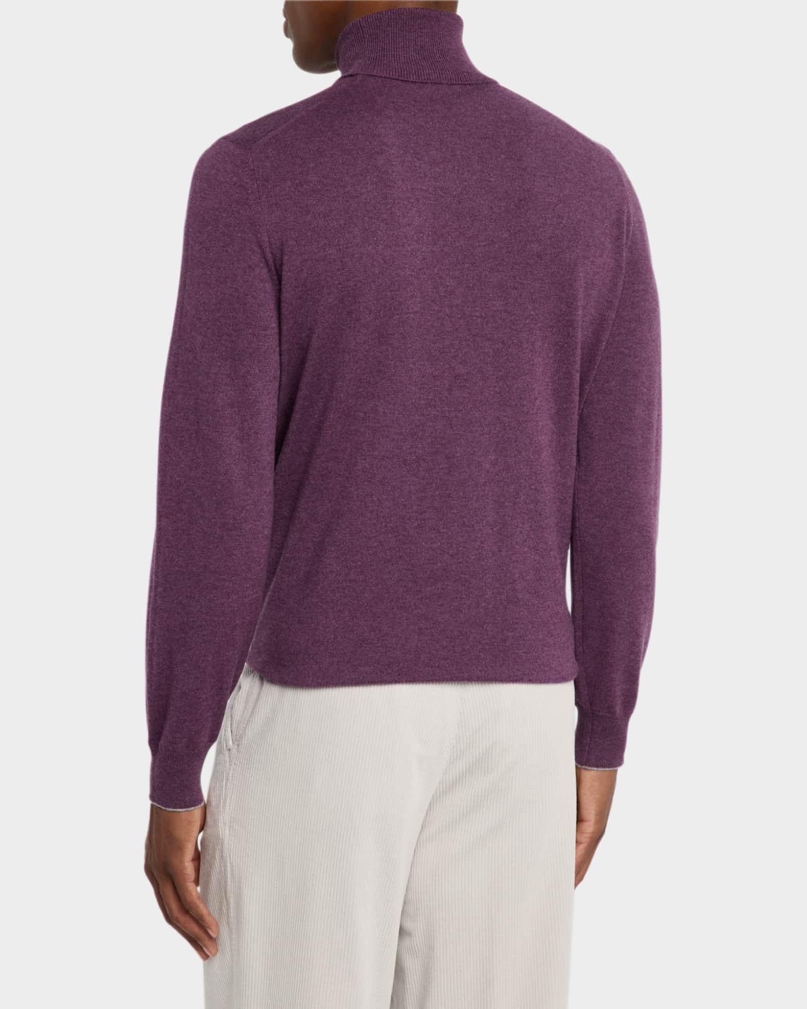 Men's Cashmere Turtleneck Sweater Product Image