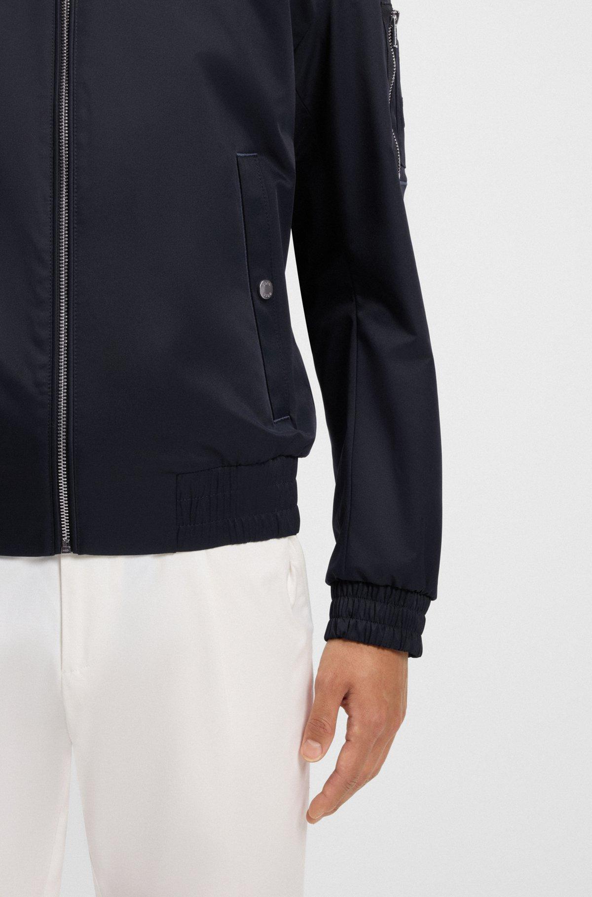Water-repellent jacket with Double B monogram trim  Product Image
