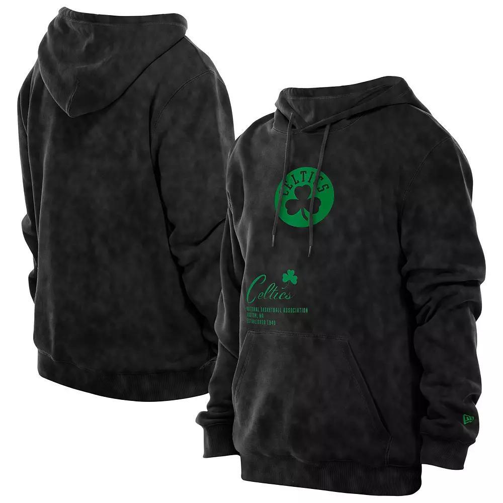 Men's New Era Black Boston Celtics Logo Select Premium Pullover Hoodie,  Product Image