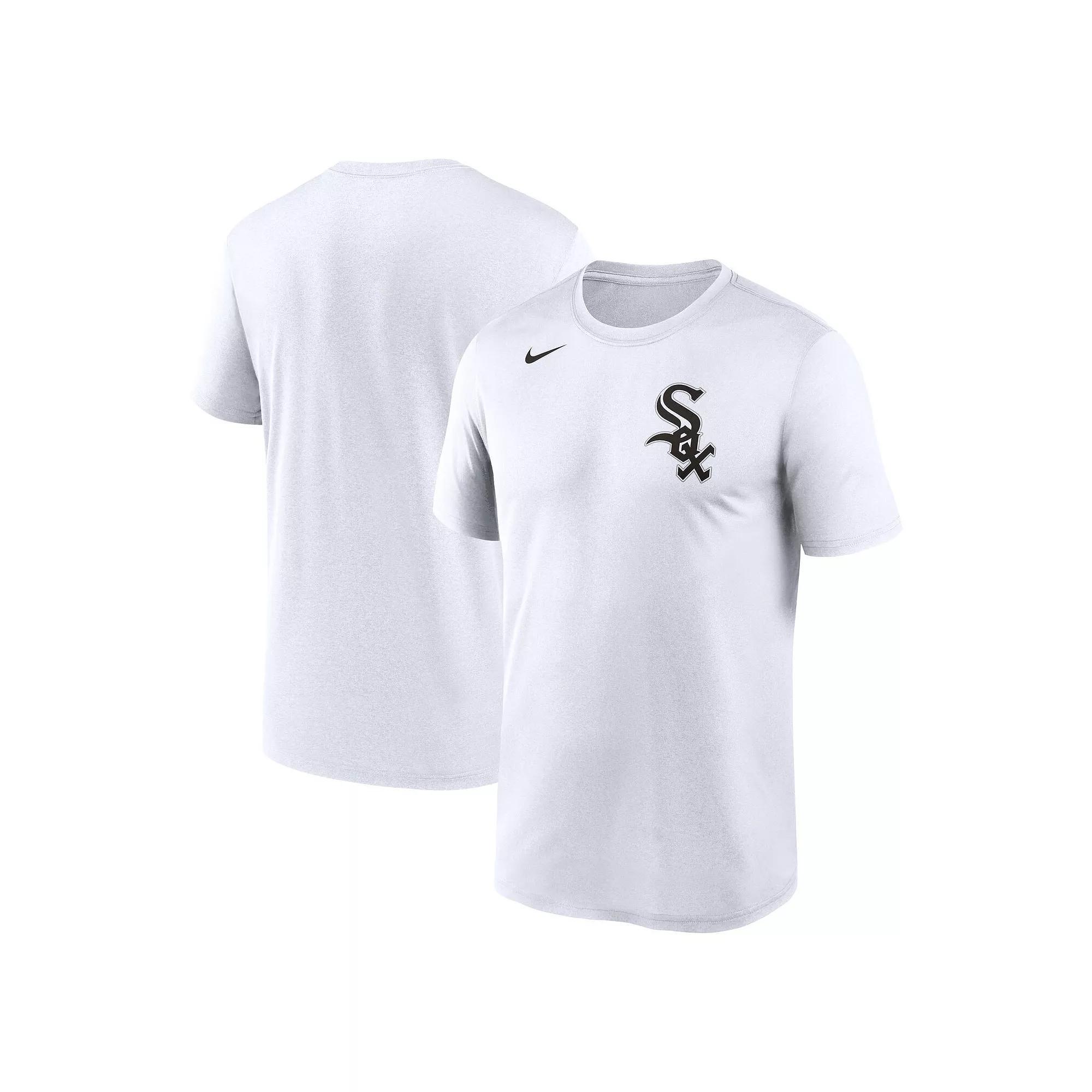 Men's Nike White Chicago White Sox Wordmark Legend Performance Big & Tall T-Shirt, Size: XLT Product Image