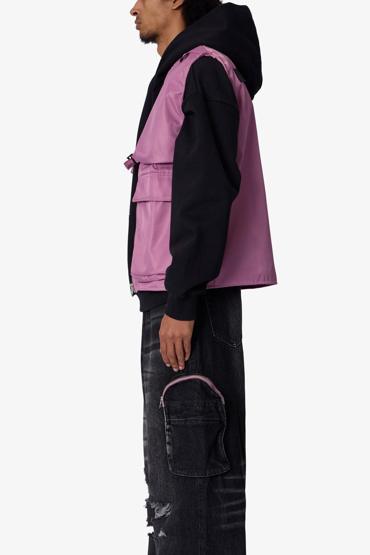 Nylon Utility Vest - Pink Product Image