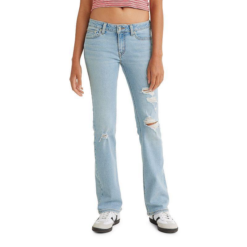 Levis Womens Super Low-Rise Bootcut Jeans - The Last Straw 29 Product Image