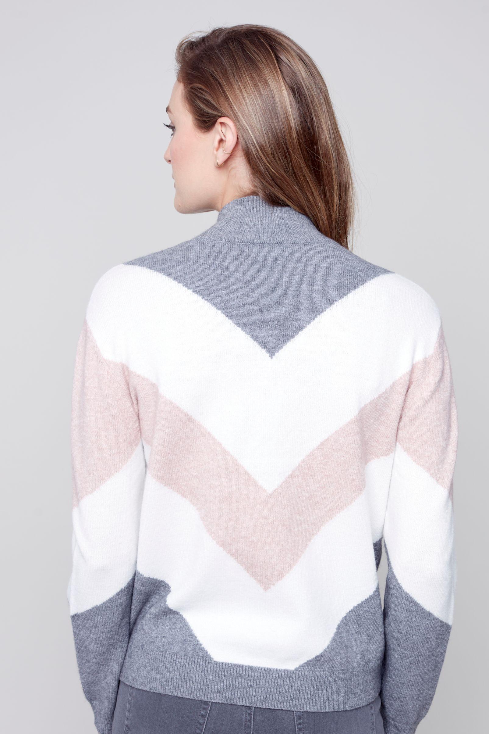 CHEVRON STRIPE SWEATER Product Image