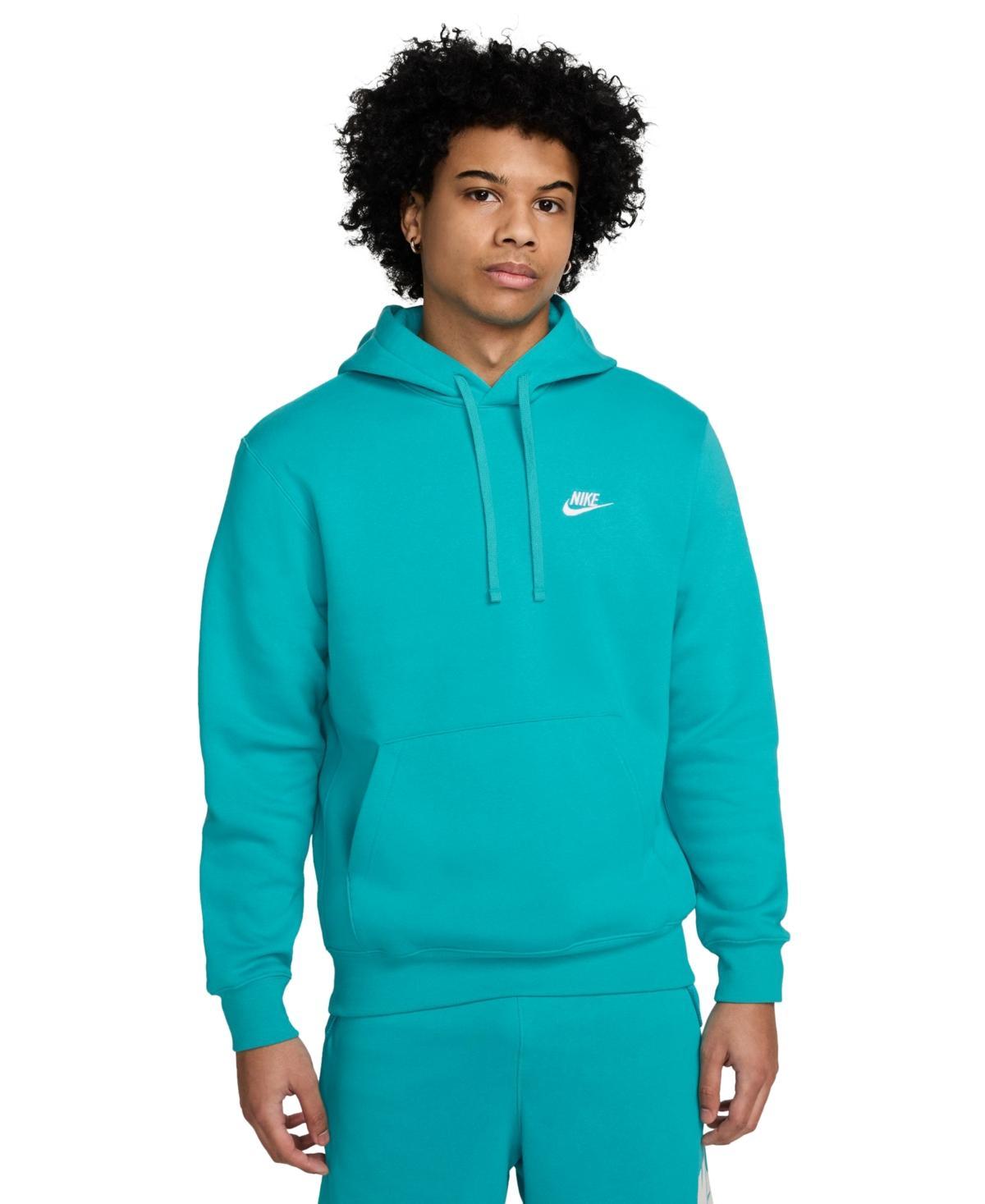 Men's Nike Sportswear Club Fleece Pullover Hoodie, Size: Medium, Grey Heather Product Image