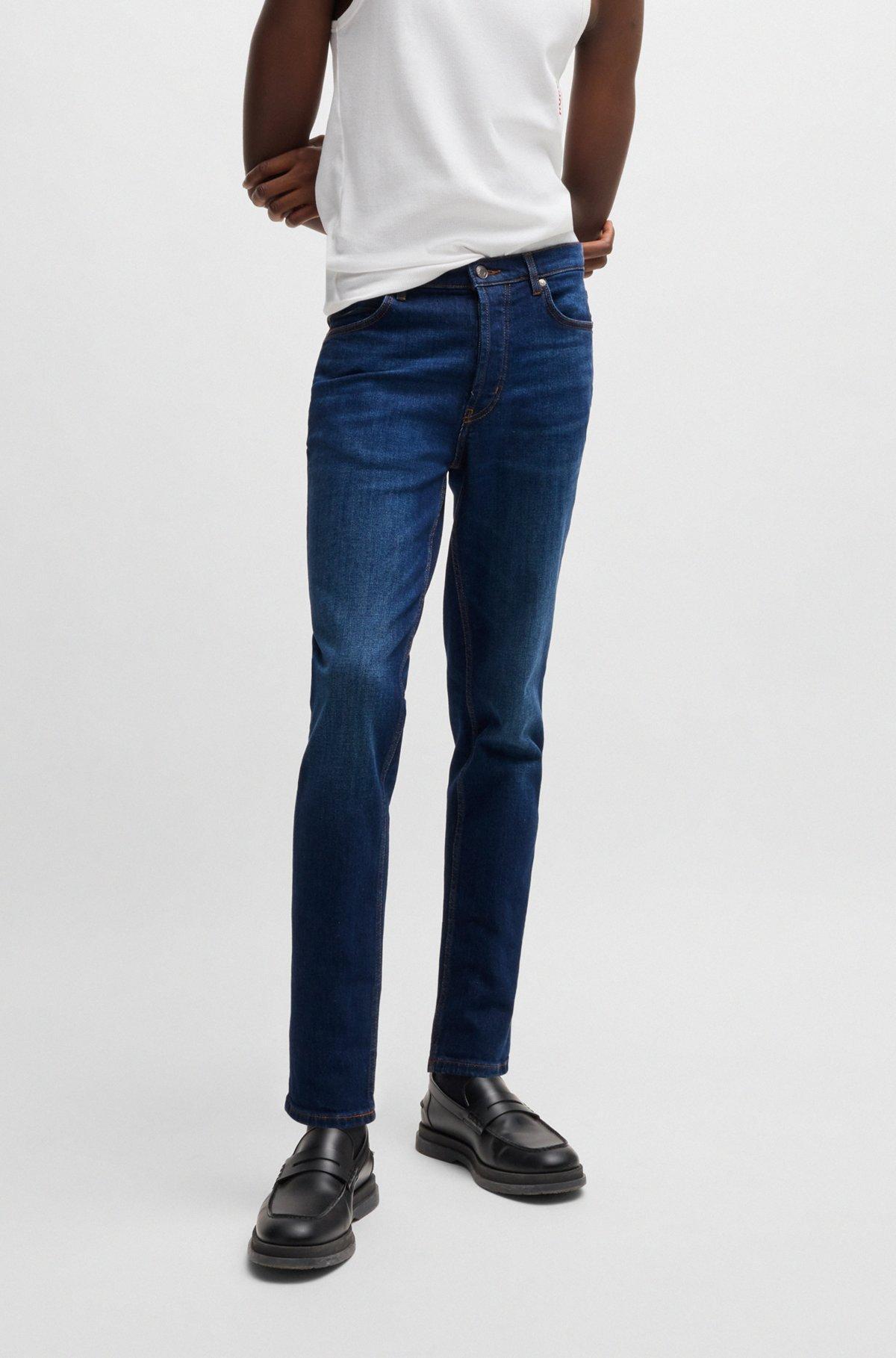 HUGO BOSS Tapered Jeans In Black Product Image