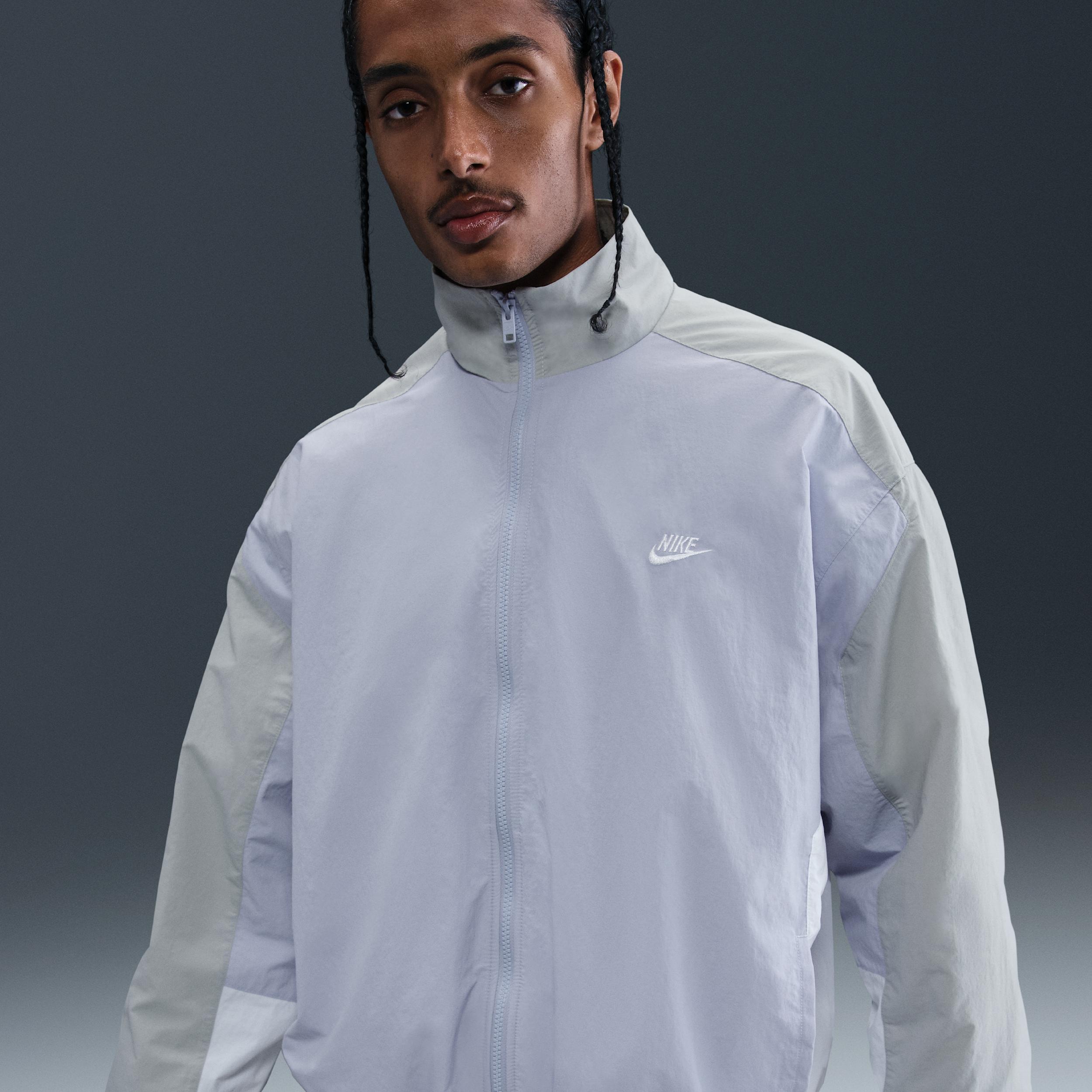 Nike Mens Club Oversized Woven Track Jacket | HQ6109-057 Product Image