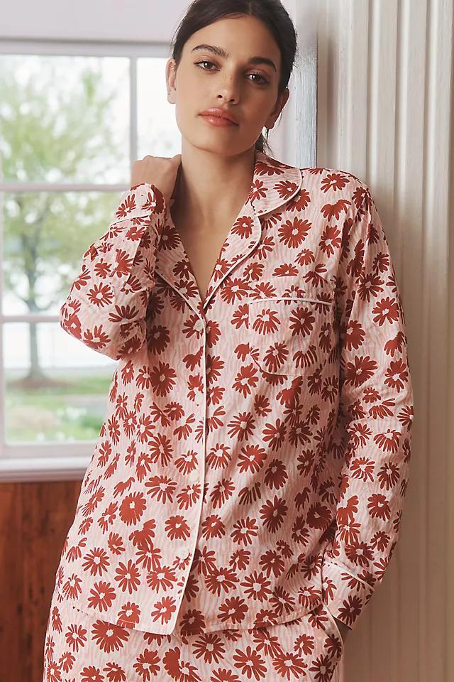 Desmond & Dempsey Long-Sleeve Pajama Set Product Image