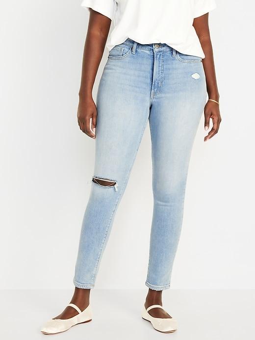 High-Waisted OG Straight Ankle Jeans Product Image