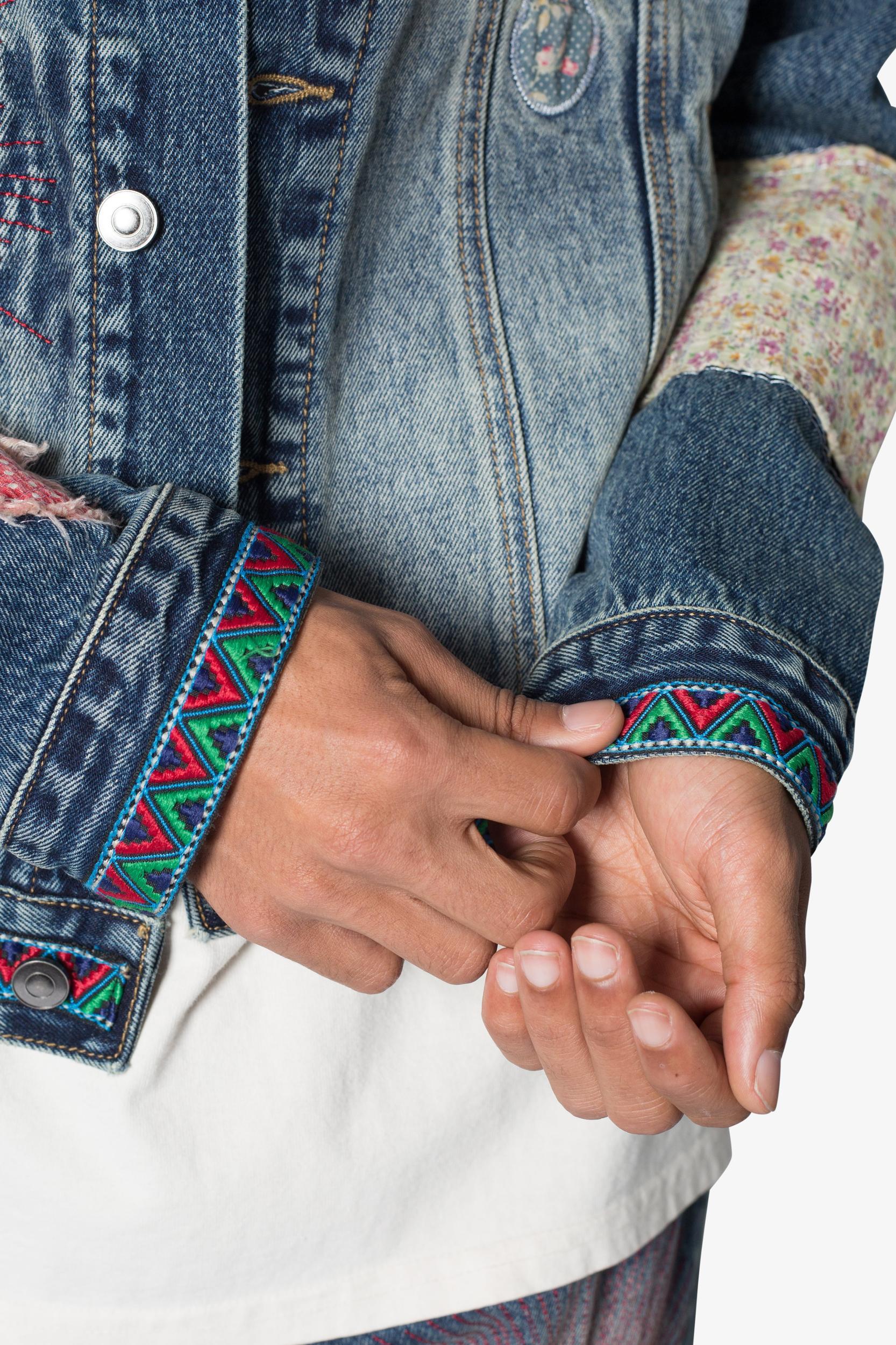 Rugged Trucker Jacket - Blue Product Image