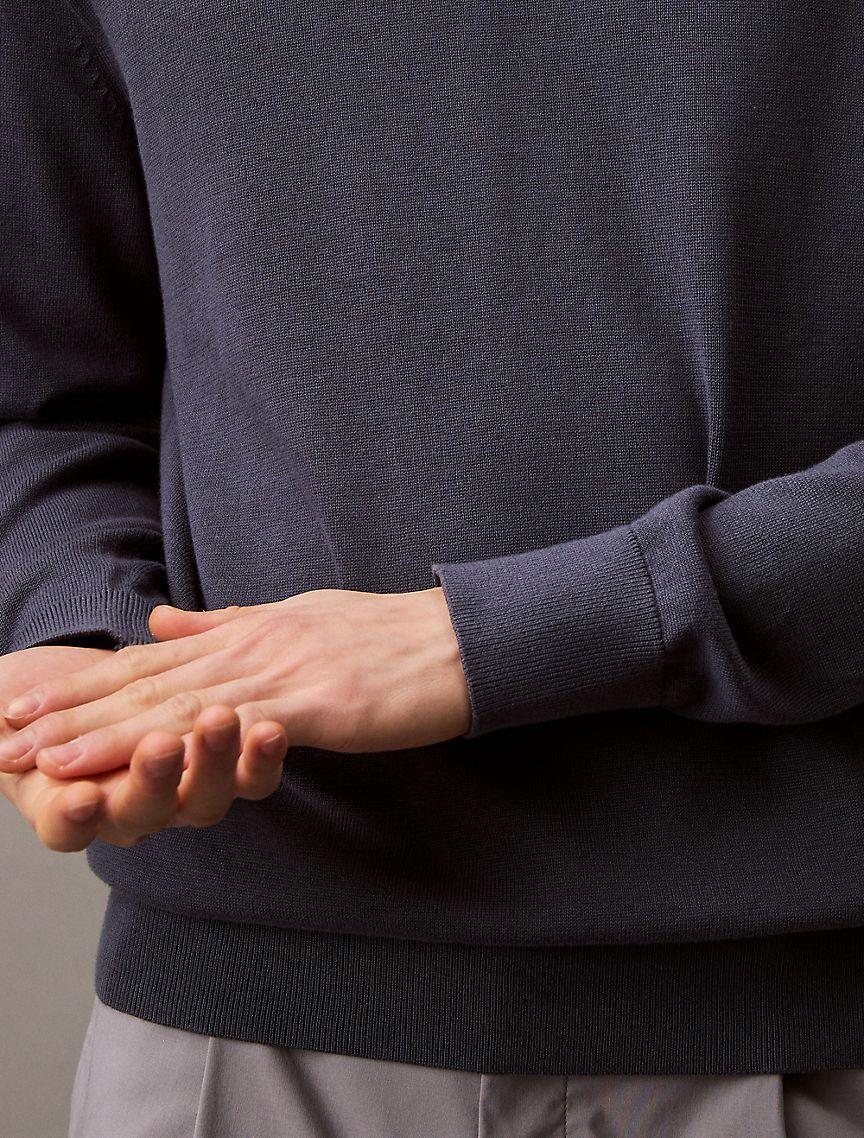 Smooth Cotton Sweater Product Image