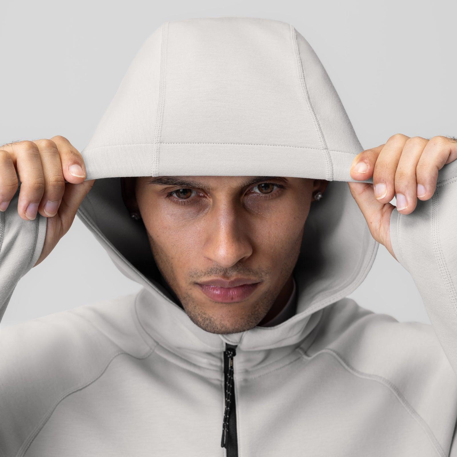 1023. Dri-Core™ Zip Hoodie - Light Grey Product Image
