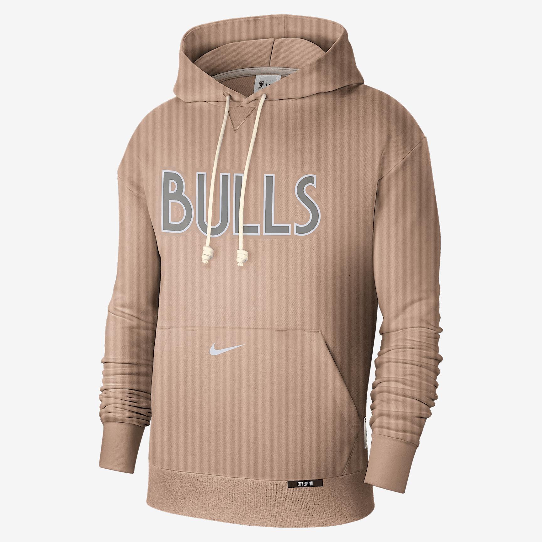 Chicago Bulls Standard Issue City Edition Men's Nike Dri-FIT NBA Courtside Hoodie Product Image