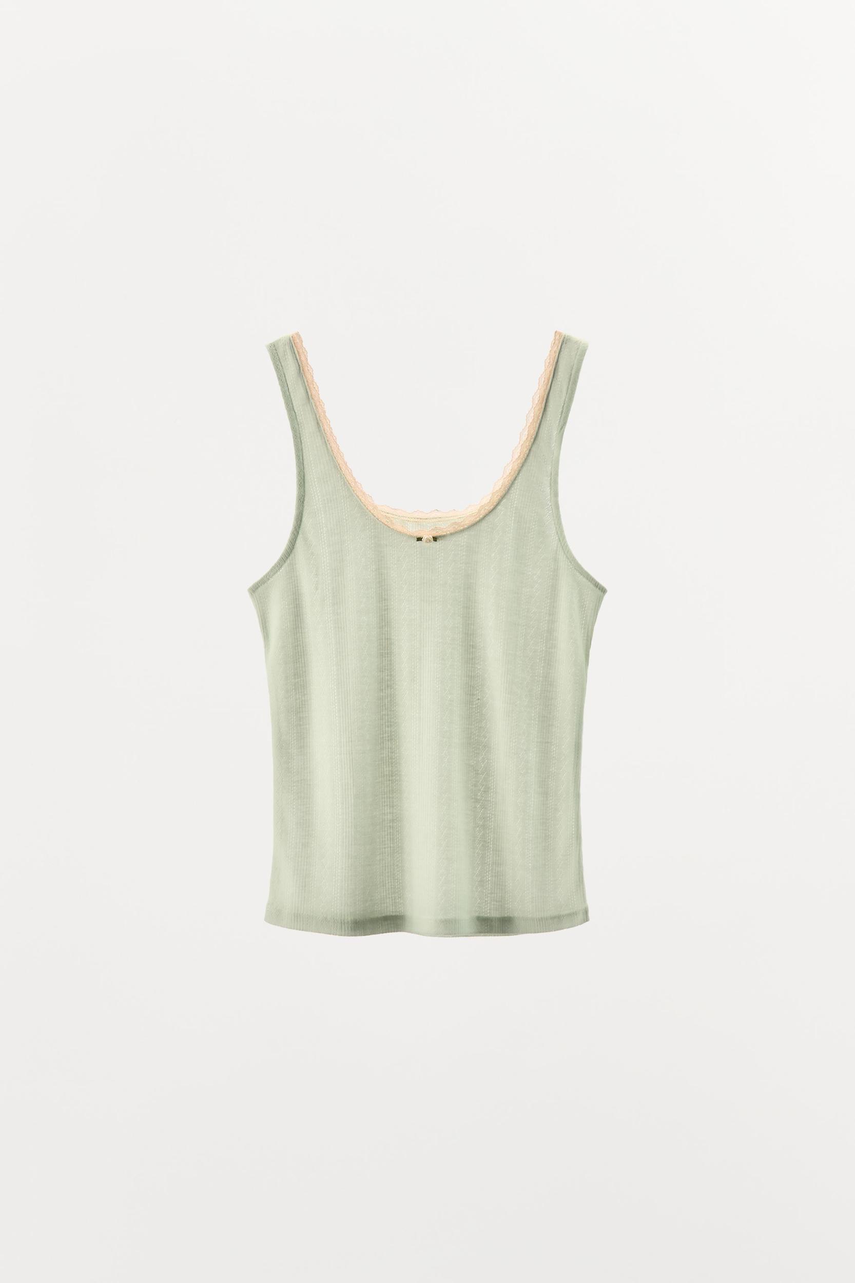 CONTRAST POINTELLE TOP Product Image