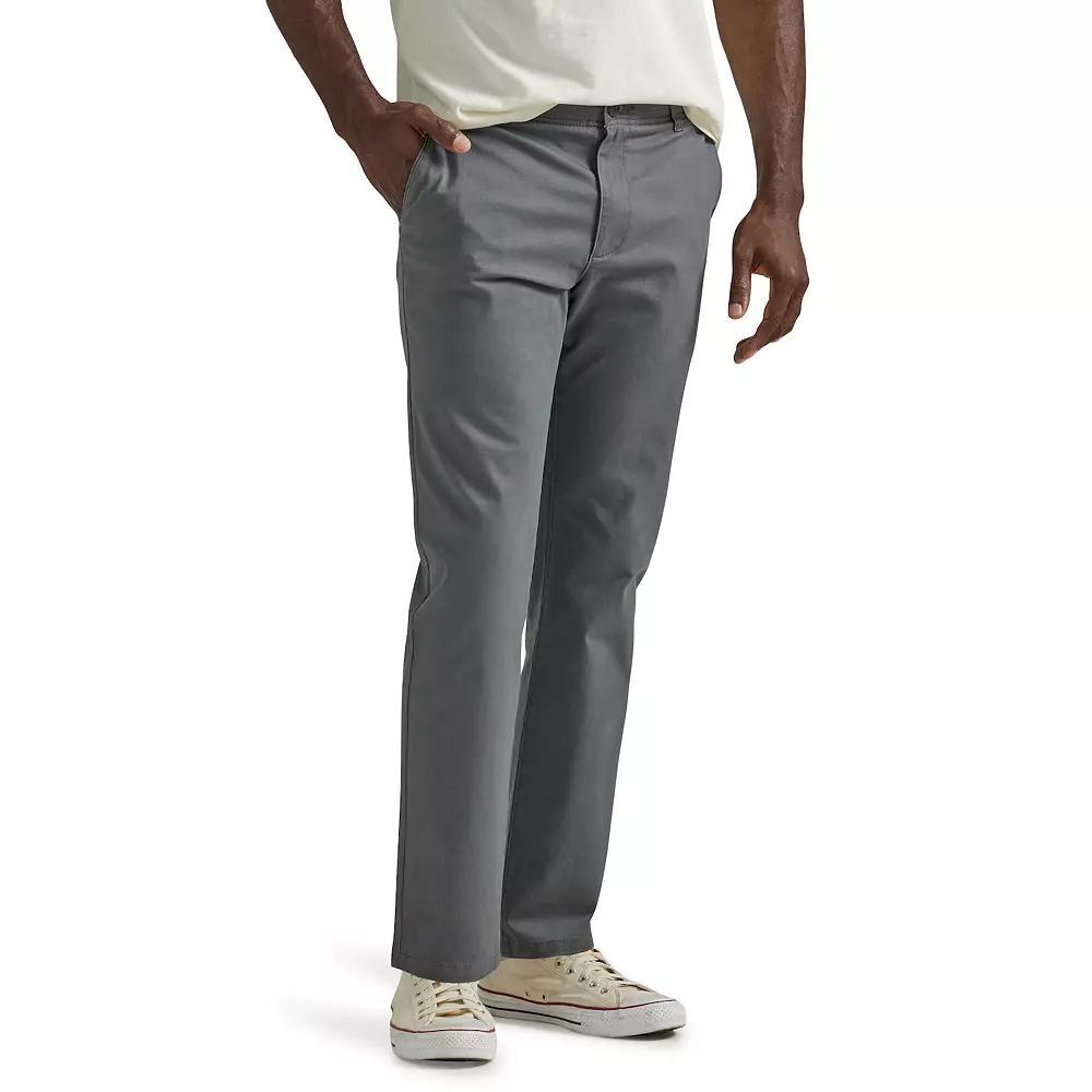 Men's Lee® Performance Series Extreme Comfort Khaki Slim-Fit Flat-Front Pants, Size: 33X34, Painter Gray Product Image