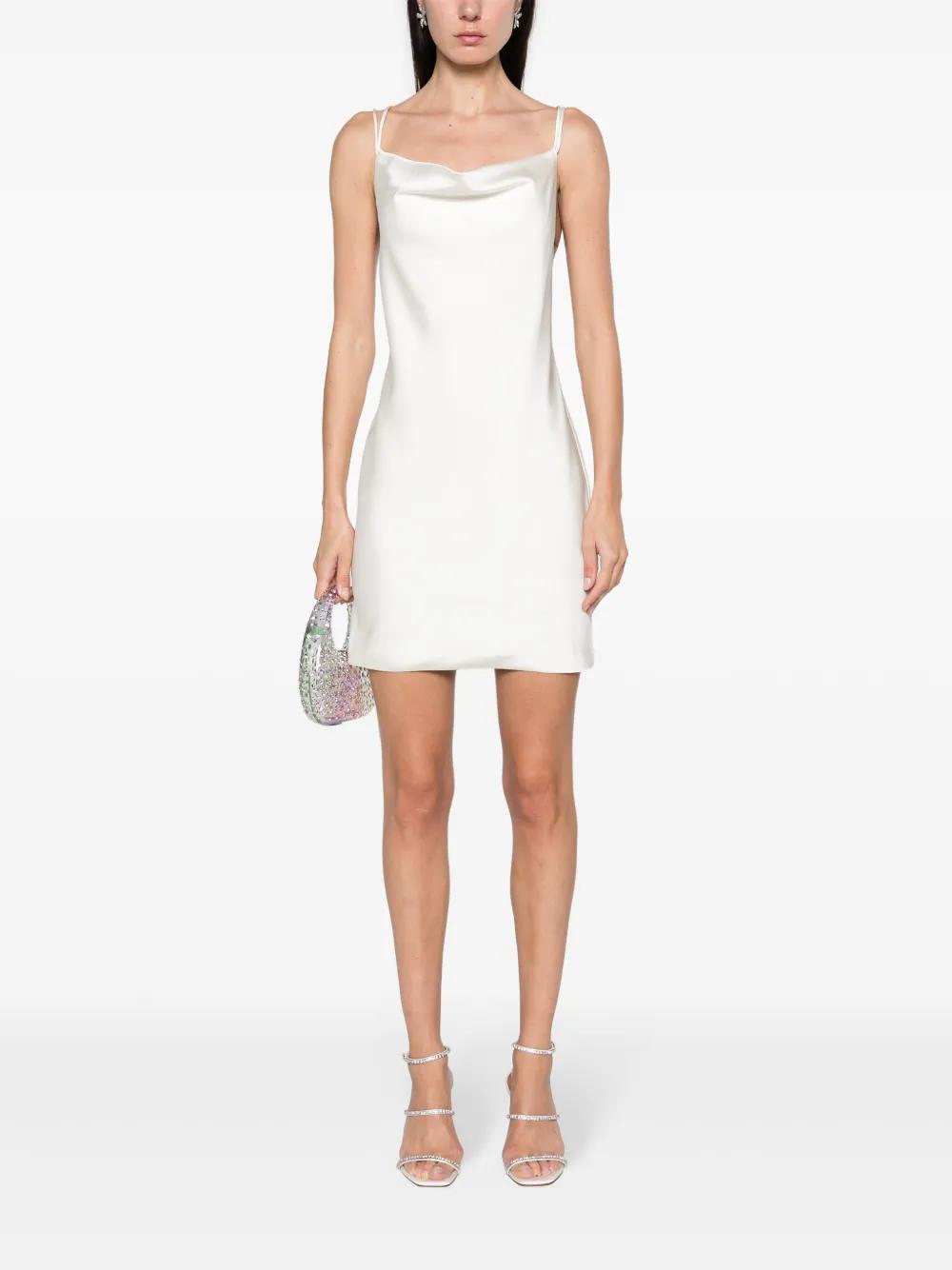 cowl-neck satin slip dress Product Image