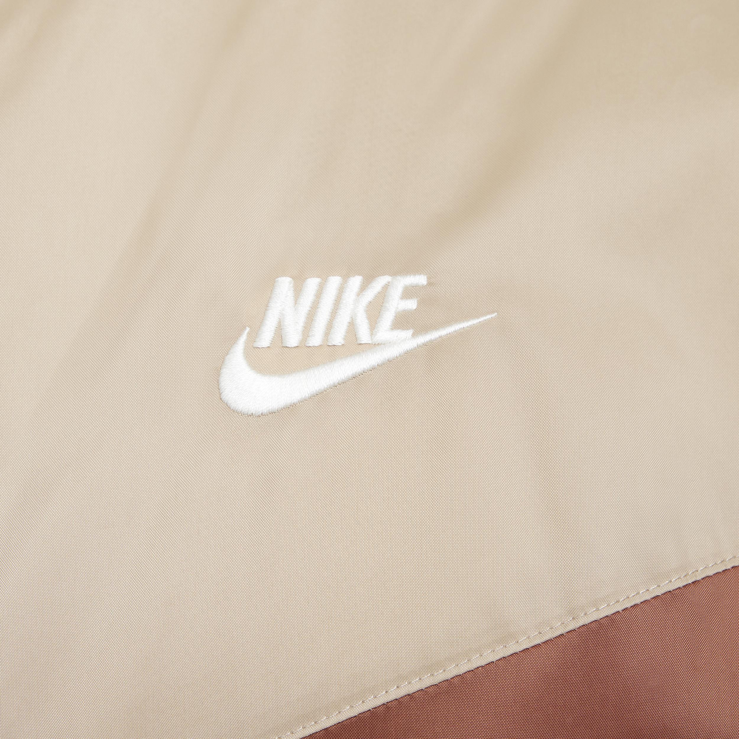 Nike Mens Nike Woven Windrunner Lined Hooded Jacket - Mens Sail/Khaki/Light British Tan Product Image