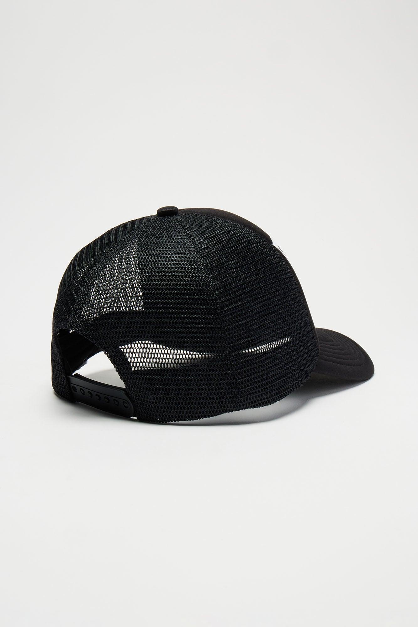 Bad Ass Twill Trucker Hat - Black Product Image