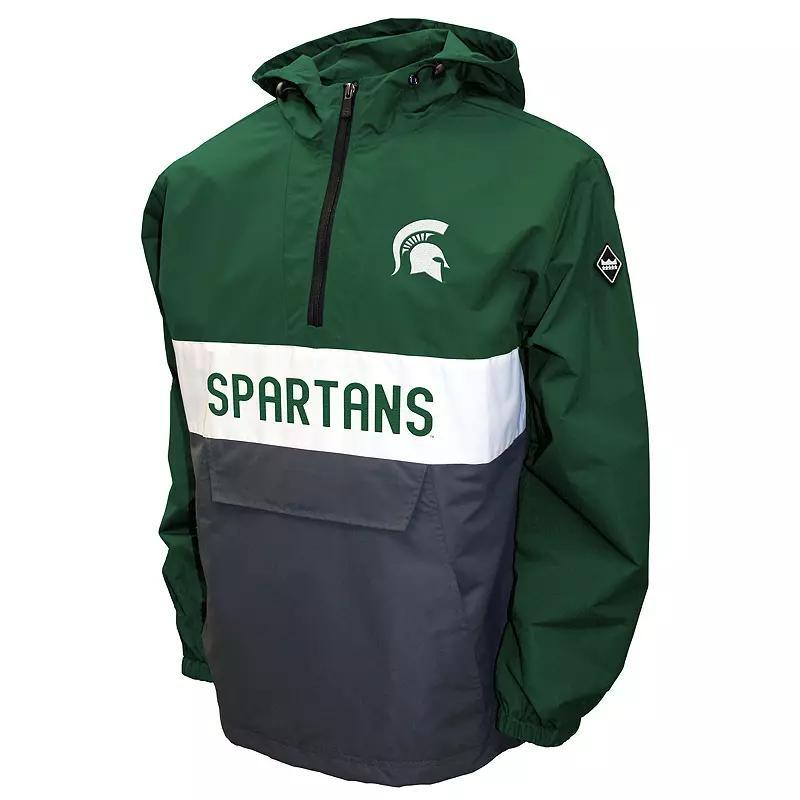 Mens Franchise Club Michigan State Spartans Alpha Anorak Pullover Product Image