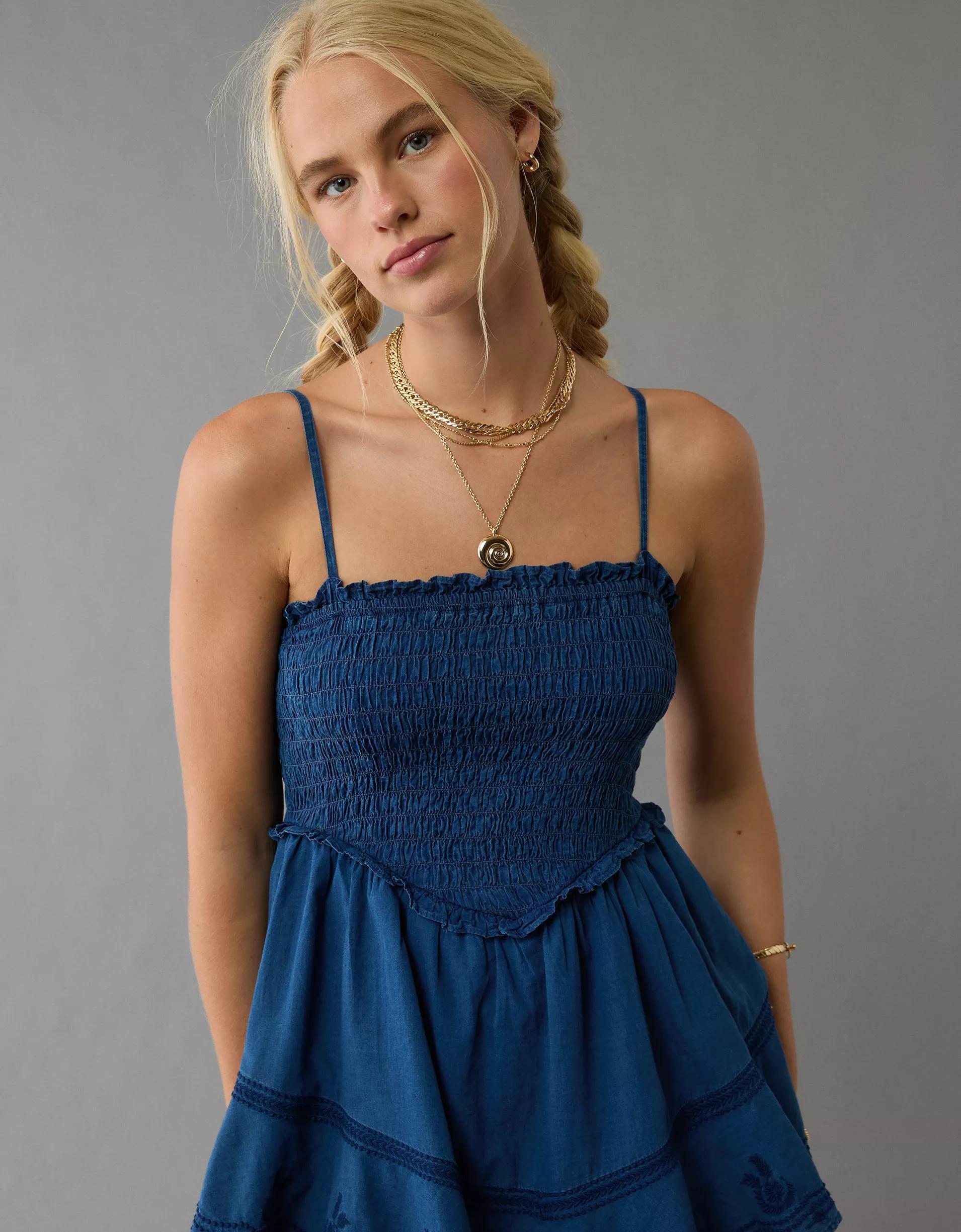 AE Bella Ruffle Tiered Romper Product Image