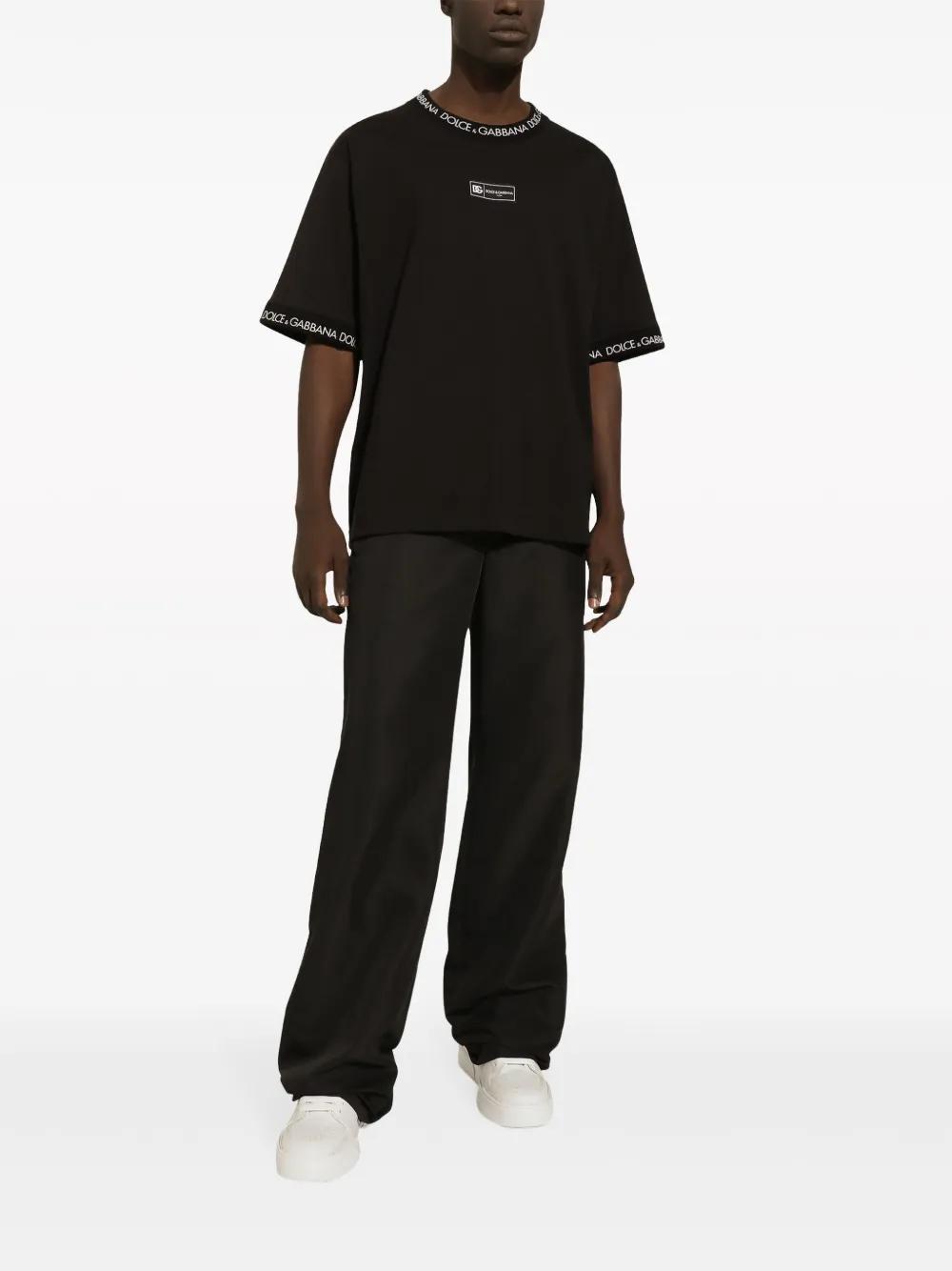 logo-print cotton T-shirt Product Image