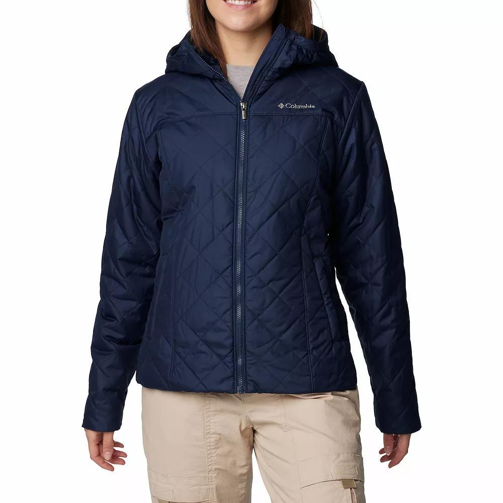 Women's Columbia Copper Crest II Hooded Jacket, Size: XXL, Collegiate Blue Product Image