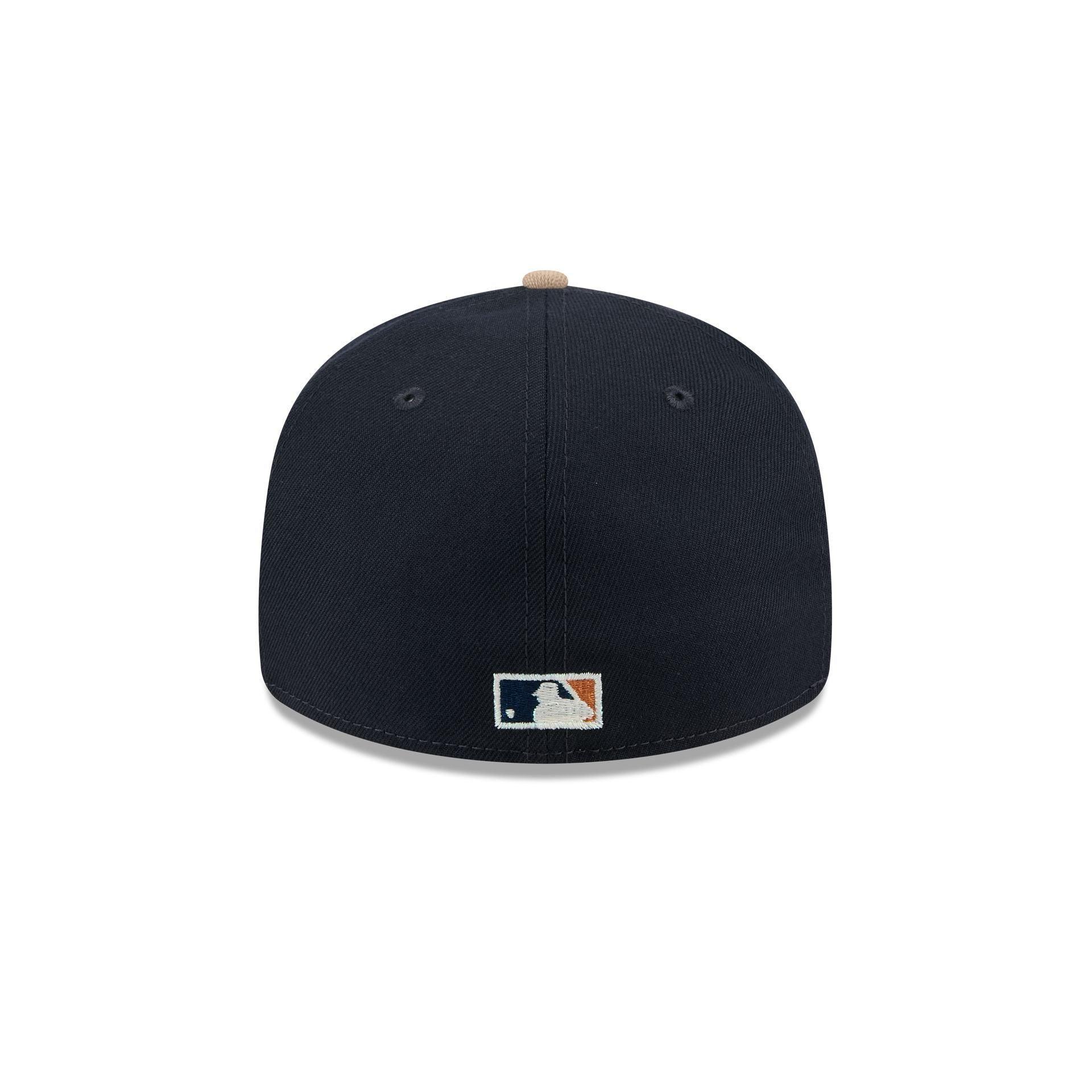 Milwaukee Brewers Blue Ivory Low Profile 59FIFTY Fitted Hat Male Product Image