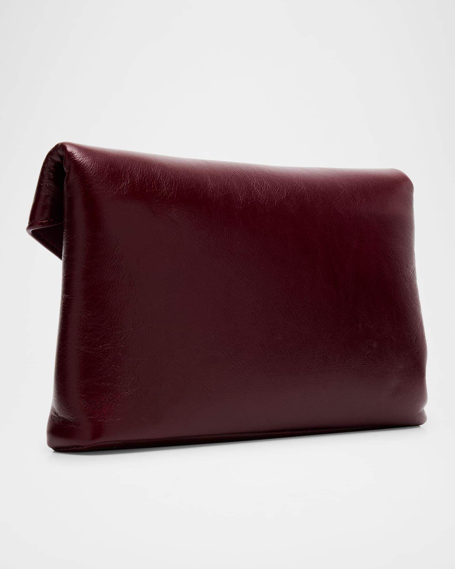 Small YSL Pouch Bag in Shiny Calfskin Leather Product Image