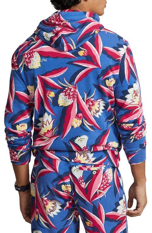 Mens Floral French Terry Hoodie Product Image