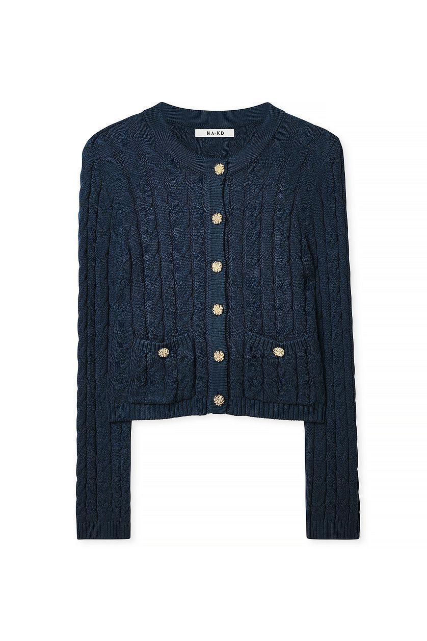 Cable Knitted Cardigan Product Image
