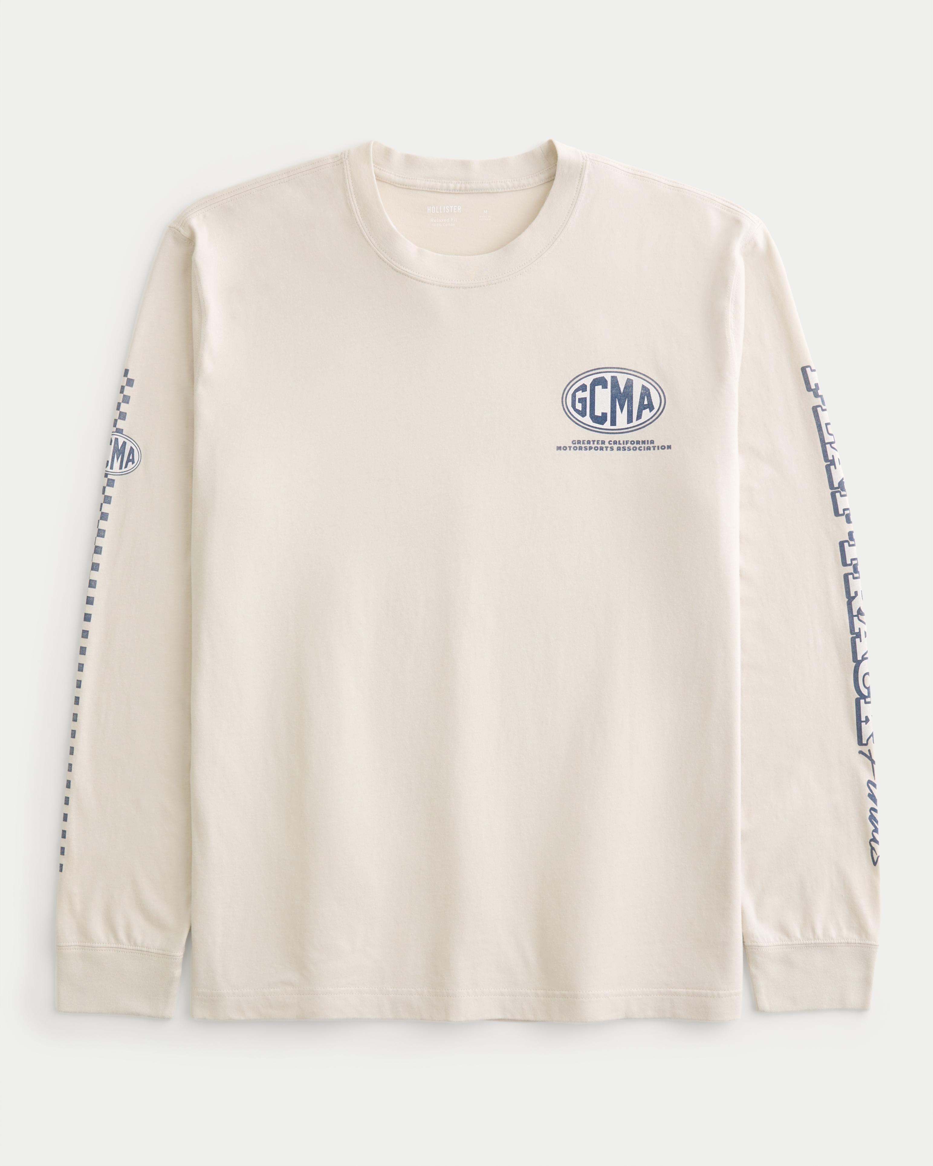 Relaxed Long-Sleeve California Motorsports Graphic Tee Product Image