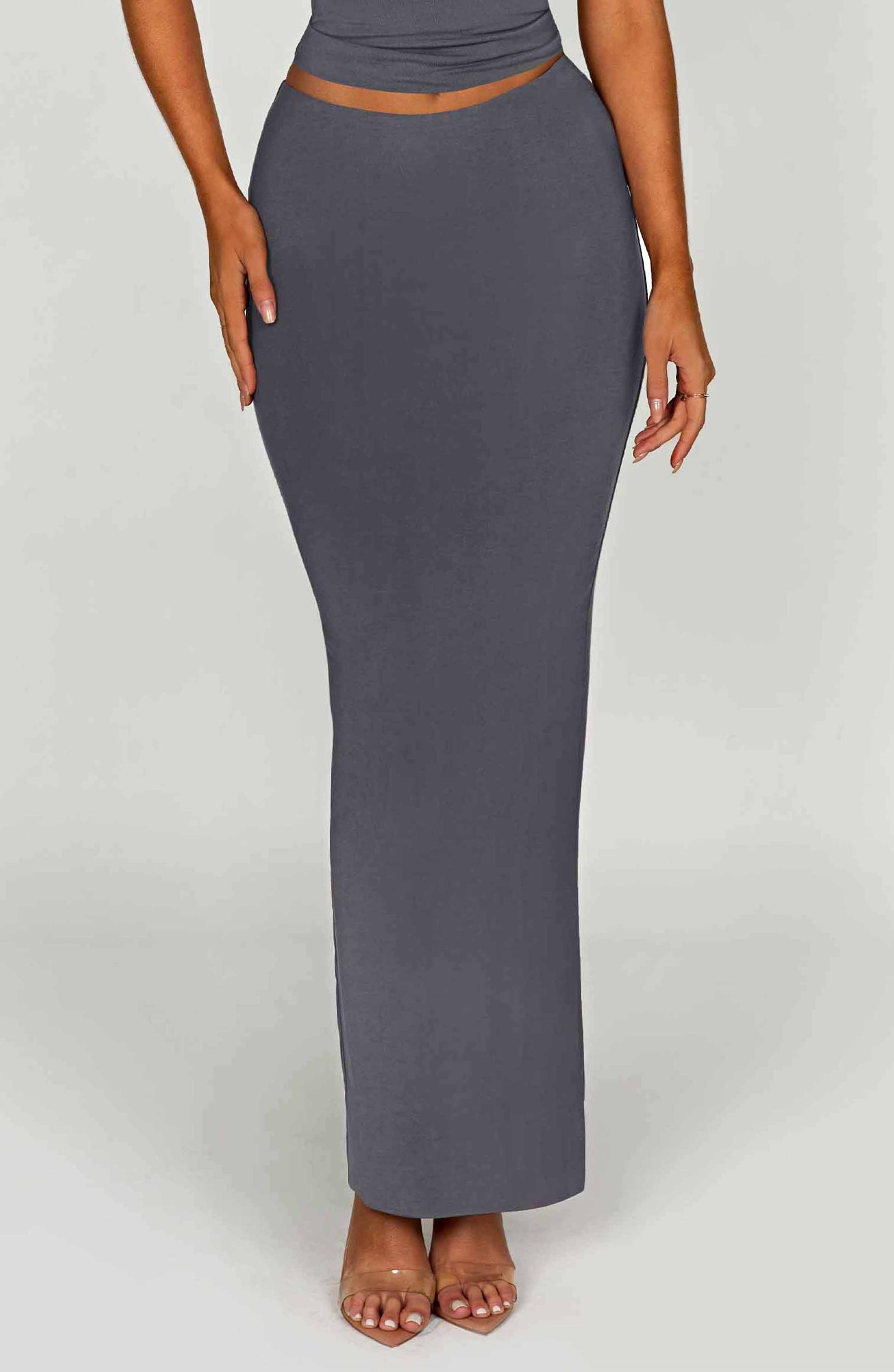 Yazmin Maxi Skirt - Charcoal Product Image
