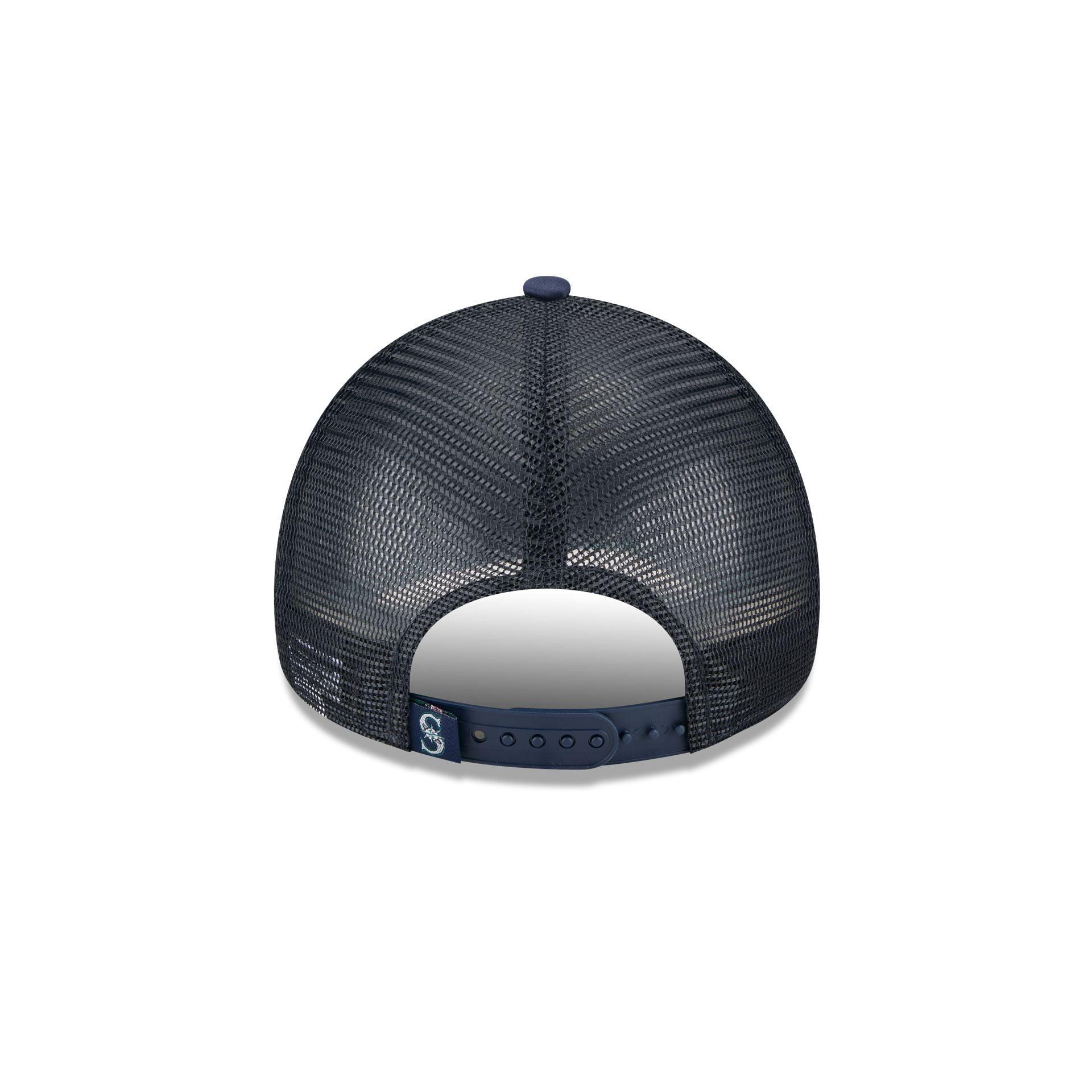 Seattle Mariners Distressed 9FORTY A-Frame Trucker Hat Male Product Image