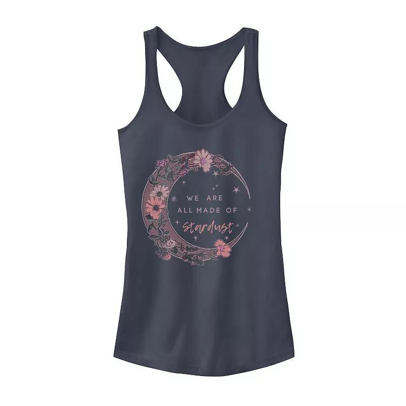 Juniors' Vintage Moon Tattoo Graphic Tank Top, Girl's, Size: XS, Raspberry Product Image